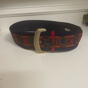 Vintage red and blue belt